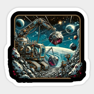 Asteroid Frontier: The Galactic Gold Mining Saga Sticker